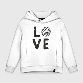 Детское худи Oversize хлопок с принтом Volleyball   Love в Екатеринбурге, френч-терри — 70% хлопок, 30% полиэстер. Мягкий теплый начес внутри —100% хлопок | боковые карманы, эластичные манжеты и нижняя кромка, капюшон на магнитной кнопке | ball | beach | game | love | sport | volley | volleyball | волейбол | волейболист | волейболистка | гол | игра | игрок | любовь | мяч | площадка | пляж | пляжный | победа | сетка | спорт | тренер | чемпион