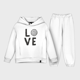 Детский костюм хлопок Oversize с принтом Volleyball   Love в Екатеринбурге,  |  | ball | beach | game | love | sport | volley | volleyball | волейбол | волейболист | волейболистка | гол | игра | игрок | любовь | мяч | площадка | пляж | пляжный | победа | сетка | спорт | тренер | чемпион