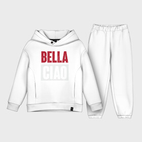 Детский костюм хлопок Oversize с принтом Style Bella Ciao в Екатеринбурге,  |  | bella ciao | la casa de papel | money heist | белла чао | бумажный дом | дали | маска | профессор | сальвадор | сериал