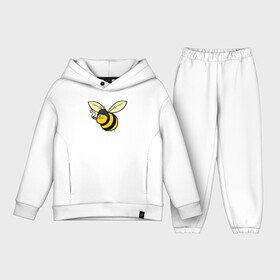 Детский костюм хлопок Oversize с принтом Пчелка в каске с сигарой в Екатеринбурге,  |  | bee | каска | пчела | пчелка