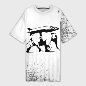 Платье-футболка 3D с принтом BANKSY  СЛОН  Краска в Екатеринбурге,  |  | art | artist | banksy | graffity | pacifique | pacifisme | peace | street | violence | war | арт | бэнкси | война | войне | граффити | мир | неравенство | нет | пацифизм | пацифика | символ мира | стрит | художник