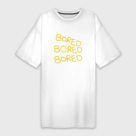 Платье-футболка хлопок с принтом Bored Bored Bored в Екатеринбурге,  |  | bored | serial | sherlock | sherlock bored | боред | печаль | сериал | скука | скукота | скучать | скучающий | скучища | телесериал | тоска | уныние | шерлок | шерлок холмс