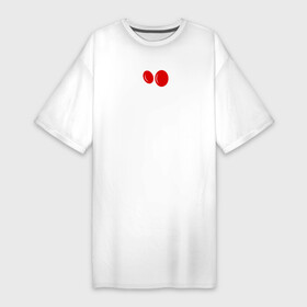 Платье-футболка хлопок с принтом Blood Donor Day в Екатеринбурге,  |  | благотворительность | день | донор | кровь | медицина | надпись | название | тельца