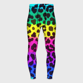 Мужские тайтсы 3D с принтом Leopard Pattern  Neon в Екатеринбурге,  |  | fashion | leopard | neon | pattern | skin | vanguard | авангард | леопард | мода | неон | узор