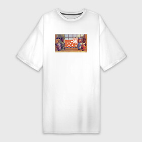 Платье-футболка хлопок с принтом REC ROOM Арт в Екатеринбурге,  |  | game | rec room | vr | vr game | виар | виртуальная реальность | игры виар | рек рум | рекрум