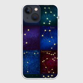 Чехол для iPhone 13 mini с принтом Созвездия Северного полушария летом в Екатеринбурге,  |  | constellations | galaxy | stars | вселенная | звезды | небо | ночное | полушарие | северное | созвездия