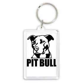 Брелок прямоугольный 35*50 с принтом Pit Bull / Power в Екатеринбурге,  |  | Тематика изображения на принте: dog | muzzle | pit bull | power | мощь | питбуль | собака