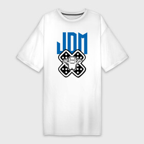 Платье-футболка хлопок с принтом JDM  Japan  Hero в Екатеринбурге,  |  | fangs | hero | japan | jaw | jdm | герой | клыки | пасть | япония