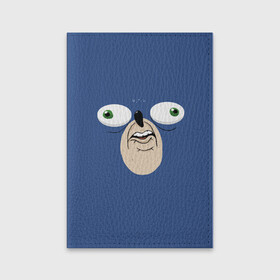Обложка для паспорта матовая кожа с принтом Смешной Ежик в Екатеринбурге, натуральная матовая кожа | размер 19,3 х 13,7 см; прозрачные пластиковые крепления | Тематика изображения на принте: ежик | игры | смешные | соник | фильмы