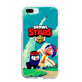 Чехол для iPhone 7Plus/8 Plus матовый с принтом brawlstars Выстрел Бонни Bonny в Екатеринбурге, Силикон | Область печати: задняя сторона чехла, без боковых панелей | boni | bonnie | brawl | brawl stars | brawlstars | brawl_stars | бони | бонни | бравлстарс