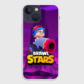 Чехол для iPhone 13 mini с принтом BrawlStars Бонни с пушкой Bonny в Екатеринбурге,  |  | boni | bonnie | brawl | brawl stars | brawlstars | brawl_stars | бони | бонни | бравлстарс