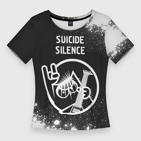 Женская футболка 3D Slim с принтом Suicide Silence  КОТ  Брызги в Екатеринбурге,  |  | band | metal | paint | rock | silence | suicide | suicide silence | брызги | группа | кот | краска | рок | сайленс | суицайд