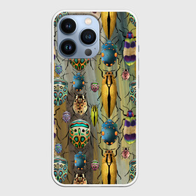 Чехол для iPhone 13 Pro с принтом Яркие жуки в Екатеринбурге,  |  | Тематика изображения на принте: божья коровка | жуки | насекомые | природа | яркие жуки