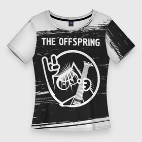 Женская футболка 3D Slim с принтом The Offspring  КОТ  Краска в Екатеринбурге,  |  | band | metal | offspring | rock | the | the offspring | группа | кот | краска | оффспринг | рок