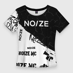 Женская футболка 3D Slim с принтом noize mc  Паттерн в Екатеринбурге,  |  | hip hop | live | noize | noize mc | rap | rock | russia | выход в город | клип | концерт | новый альбом | нойз | нойз мс | официальный клип | рэп