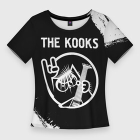 Женская футболка 3D Slim с принтом The Kooks  КОТ  Краска в Екатеринбурге,  |  | band | kooks | metal | rock | the | the kooks | группа | кот | краска | кукс | рок