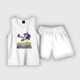 Детская пижама с шортами хлопок с принтом Sonic Colours  Hedgehog  Video game в Екатеринбурге,  |  | hedgehog | hero | nintendo | sonic | video game | видеоигра | герой | ёж | нинтендо | персонаж | соник