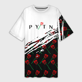 Платье-футболка 3D с принтом Payton Moormeie  PYTN X ROSE в Екатеринбурге,  |  | payton | payton moormeie | pytn | rose | блогер | знаменитость | пейтон | пейтон моормиер | тиктоенр