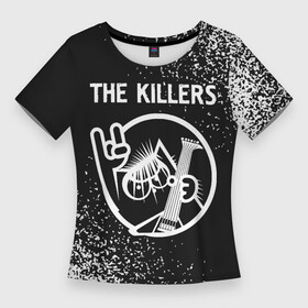 Женская футболка 3D Slim с принтом The Killers  КОТ  Краска в Екатеринбурге,  |  | band | killers | metal | rock | the | the killers | группа | кот | краска | рок | спрей