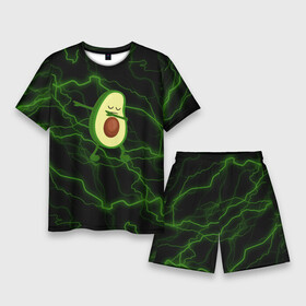 Мужской костюм с шортами 3D с принтом avocado  молнии в Екатеринбурге,  |  | avocado | avocado couple | cartoon | ава | авокадо | забавно | пара авокадо | семейное веселье | смешные комиксы