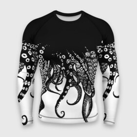 Мужской рашгард 3D с принтом В щупальцах осьминога в Екатеринбурге,  |  | Тематика изображения на принте: octopus | асьменог | асьминог | в щупальцах осьминога | животное | морские животные | октопус | осьминог | подводный мир | щупальца | щупальцы