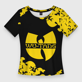 Женская футболка 3D Slim с принтом Wu bats в Екатеринбурге,  |  | clan | gangsta rap | w | wu | wu tang | в | ву | ву танг | гангста рэп | клан
