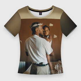 Женская футболка 3D Slim с принтом Kendrick Lamar, Mr. Morale  The Big Steppers в Екатеринбурге,  |  | album | kendric | kendrick | kendrik | lamar | mr. morale | the big steppers | альбом | кендрик | ламар | новый