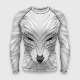 Мужской рашгард 3D с принтом Волк  белый в Екатеринбурге,  |  | Тематика изображения на принте: wolf | арт | белый | волк | волкодав | волкодиночка | волкособ | детские | добрый | животные | одинокий волк | рисунок | рок | серый | серый волк | собака | узор | узоры