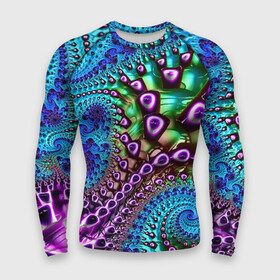 Мужской рашгард 3D с принтом Наикрутейший фрактальный паттерн  Авангард  The Coolest fractal pattern  Vanguard в Екатеринбурге,  |  | Тематика изображения на принте: abstraction | color | fashion | fractal | neon | pattern | vanguard | абстракция | авангард | мода | неон | паттерн | фрактал | цвет