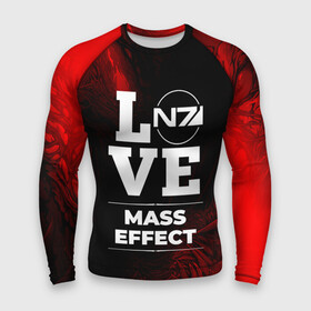 Мужской рашгард 3D с принтом Mass Effect Love Классика в Екатеринбурге,  |  | effect | hyperbeast | logo | love | игра | игры | лого | логотип | масс | символ | эффект