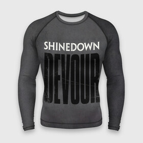 Мужской рашгард 3D с принтом Devour  Shinedown в Екатеринбурге,  |  | brent smith | shinedown | брент смит | группа | музыка | рок | рок группа