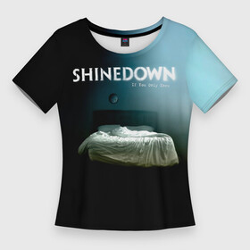 Женская футболка 3D Slim с принтом If You Only Knew  Shinedown в Екатеринбурге,  |  | brent smith | if you only knew | shinedown | брент смит | группа | музыка | рок | рок группа
