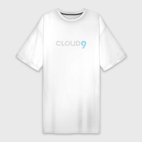Платье-футболка хлопок с принтом Cloud9  Summer9 (2022 23) в Екатеринбурге,  |  | 0x000000123 | cloud9 | csgo | hobbit | interz | nafany | sh1ro | клауд 9 | ксго | облако | форма