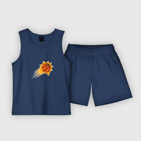 Детская пижама с шортами хлопок с принтом Финикс Санз NBA в Екатеринбурге,  |  | nba | phoenix suns | баскетбол | нба | финикс санз