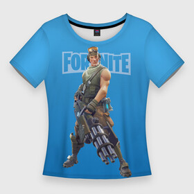 Женская футболка 3D Slim с принтом Fortnite  Recon Scout  Video game  Разведчик в Екатеринбурге,  |  | ammunition | fortnite | hero | recon scout | veapon | video game | warrior | амуниция | видеоигра | воин | герой | оружие | персонаж | разведчик | фортнайт