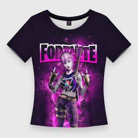 Женская футболка 3D Slim с принтом Fortnite  Dark Power Chord  Video game в Екатеринбурге,  |  | character | dark power chord | eyes | face | fortnait | gesture | girl | guitar | hero | hype | гитара | глаза | девушка | жест | лицо | фортнайт | хайп