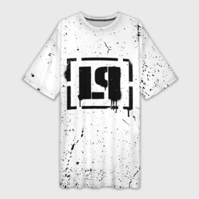 Платье-футболка 3D с принтом Linkin Park брызги краски в Екатеринбурге,  |  | linkin park | альтернативный рок | линкин парк | лого | логотип | метал | ню метал | поп | поп рок | рок | рок группа | рэп метал | электроник рок