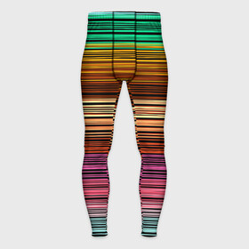 Мужские тайтсы 3D с принтом Multicolored thin stripes Разноцветные полосы в Екатеринбурге,  |  | multicolored | striped pattern | thin stripes | линии | полосатый узор | разноцветные полосы | разноцветный
