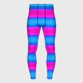Мужские тайтсы 3D с принтом striped pattern яркий неоновый полосатый узор в Екатеринбурге,  |  | neon | striped pattern | горизонтальные полосы | полосатый узор | розовые полосы | синие полосы