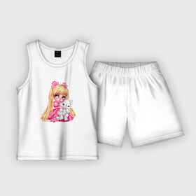 Детская пижама с шортами хлопок с принтом Маленькая принцесса в Екатеринбурге,  |  | девочка | детский | крылья | милая | ребенок