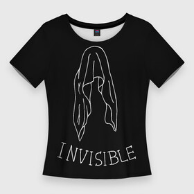 Женская футболка 3D Slim с принтом Невидимка в Екатеринбурге,  |  | anti | dead | inside | invisible | minus | sad | sadness | seven | social | thousand | антисоциальный | внутри | грустный | грусть | дед | инсайд | мертвый | минус | семь | тысяча