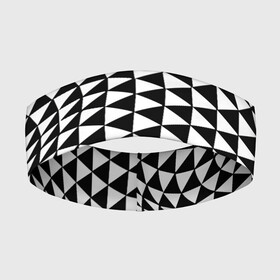 Повязка на голову 3D с принтом Геометрический паттерн  минимализм в Екатеринбурге,  |  | geometry | minimalism | pattern | triangle | wave | волна | геометрия | минимализм | паттерн | треугольник