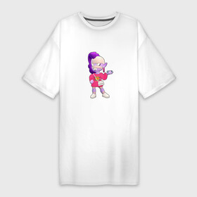 Платье-футболка хлопок с принтом Бравлер Эмз на стиле Бренды Бравл Старс в Екатеринбурге,  |  | brawl stars | бравл старс | бравлер | бренды | мода | стиль | эмз