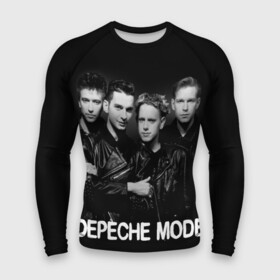 Мужской рашгард 3D с принтом Depeche Mode  black  white portrait в Екатеринбурге,  |  | 80s | 80е | alternative rock | bands | depeche mode | music | pop | synthpop | алан уайлдер | альтернатива | группы | депеш мод | дэйв гаан | мартин гор | мужчины | музыка | музыканты | поп | портрет | синти поп | энди флетчер