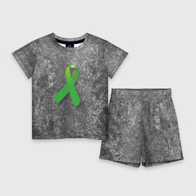 Детский костюм с шортами 3D с принтом Символ надежды в Екатеринбурге,  |  | активист | болезнь | будущее | весна | врач | жизнь | зеленая лента | исцеление | лента | ленточка | лес | медицина | надежда | победа | природа | символ | символ надежды | спасение | экодвижение