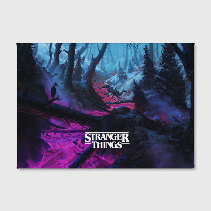 Холст прямоугольный Очень странные дела фото