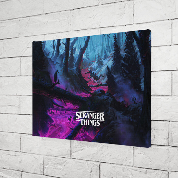 Холст прямоугольный Очень странные дела фото