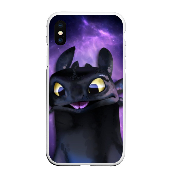 Чехол для iPhone XS Max матовый ночная фурия фото