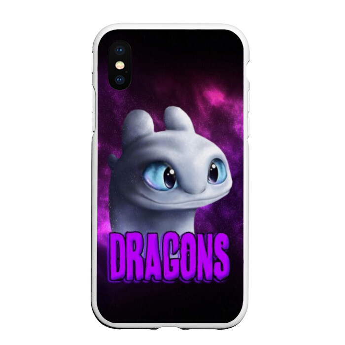 Чехол для iPhone XS Max матовый Как приручить дракона фото