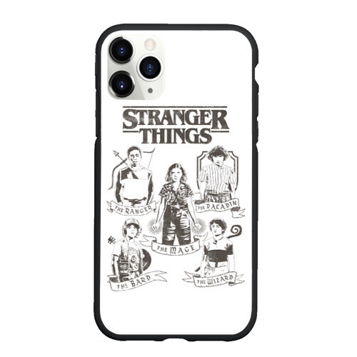 Чехол для iPhone 11 Pro матовый Очень Странные Дела фото